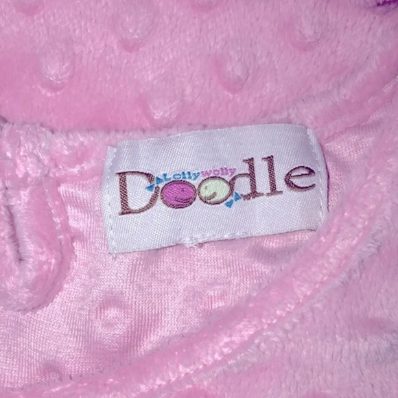 Lilly Wolly Doodle pink soft nightgown dress size 12T - Picture 3 of 5